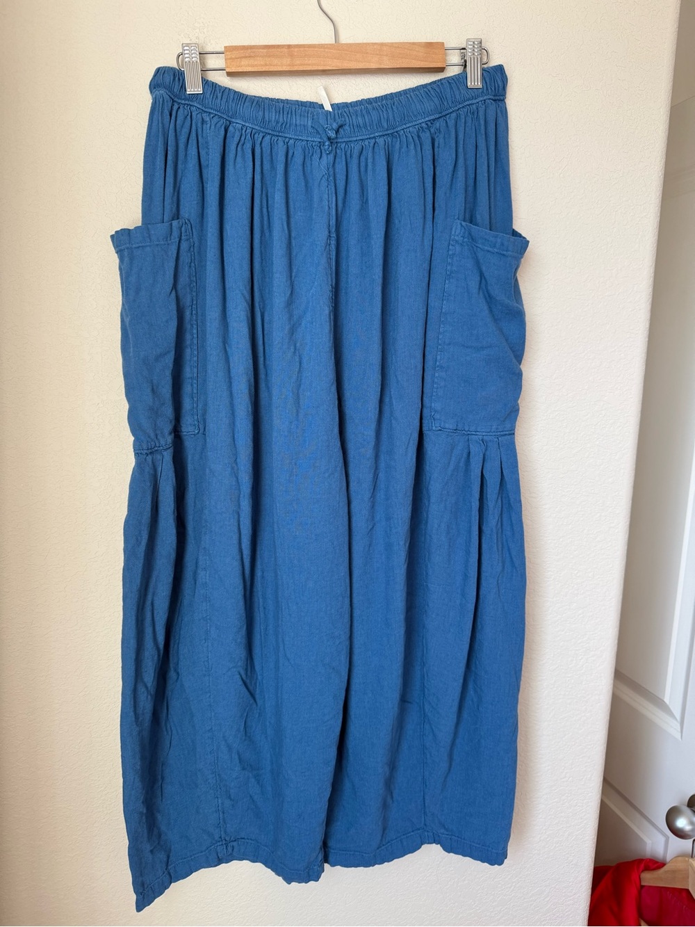 Free People Quinn pants blue size large